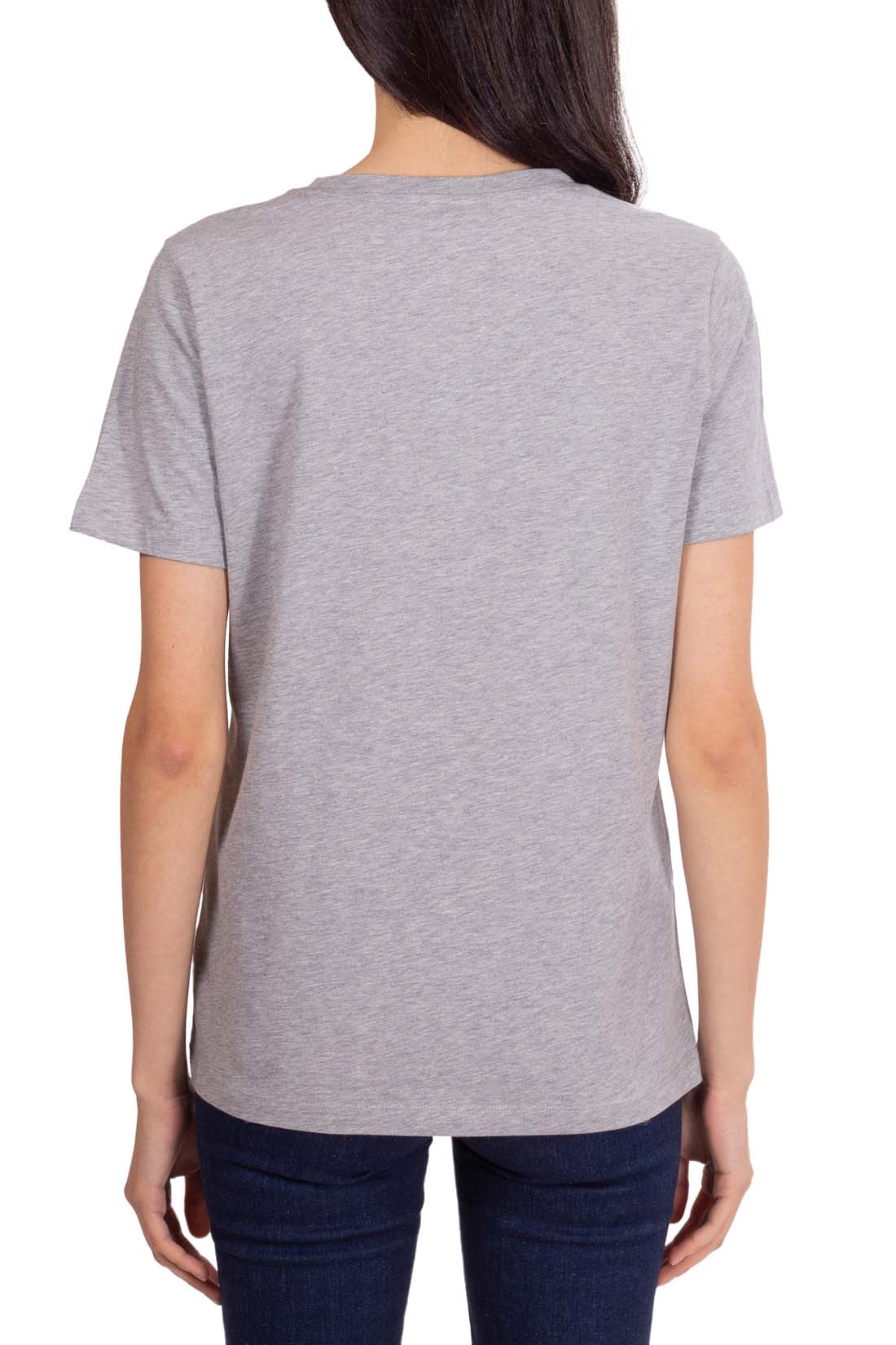 TOMMY HILFIGER - Women's regular T-shirt with embroidered logo-2
