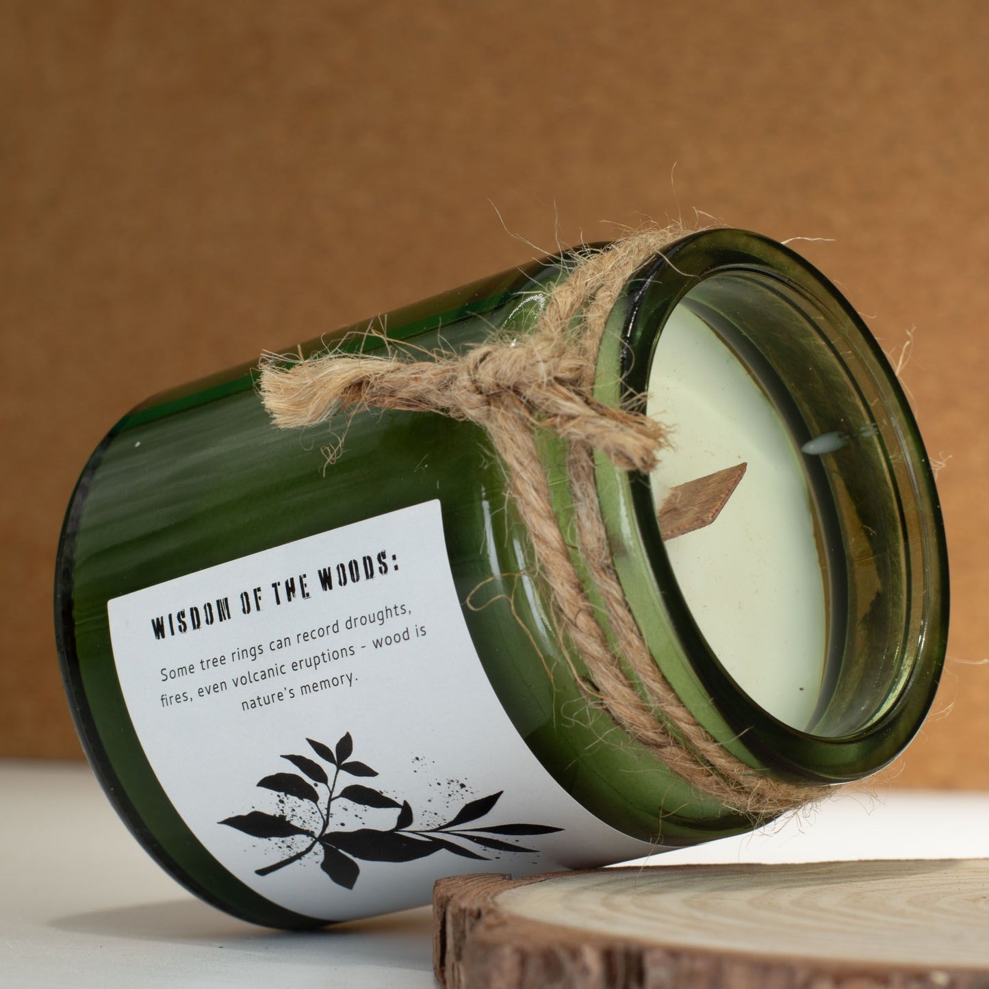 GREENMAN - Woodwick Soy Candle - Sage & Mintwood