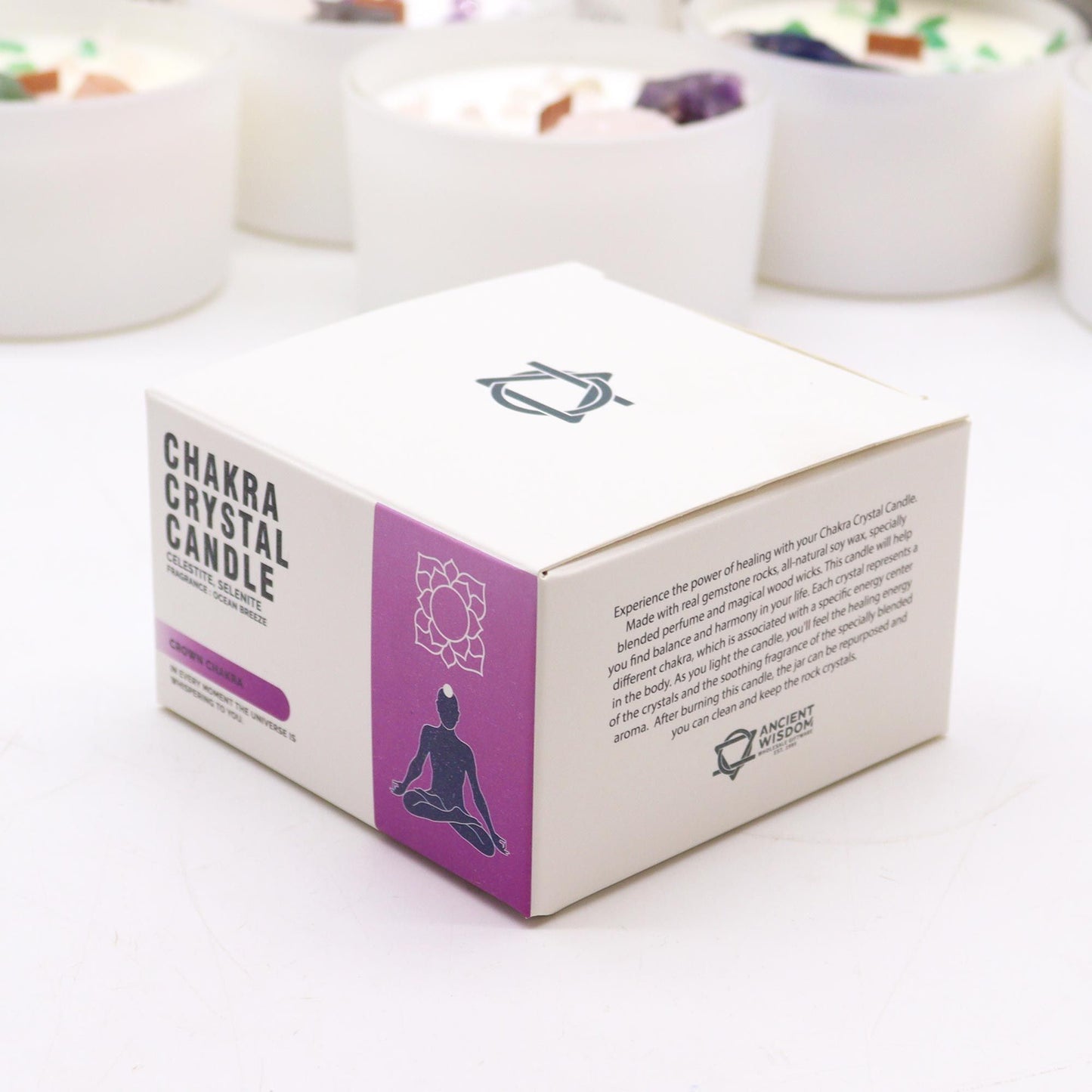 Chakrakristalljus - Crown Chakra