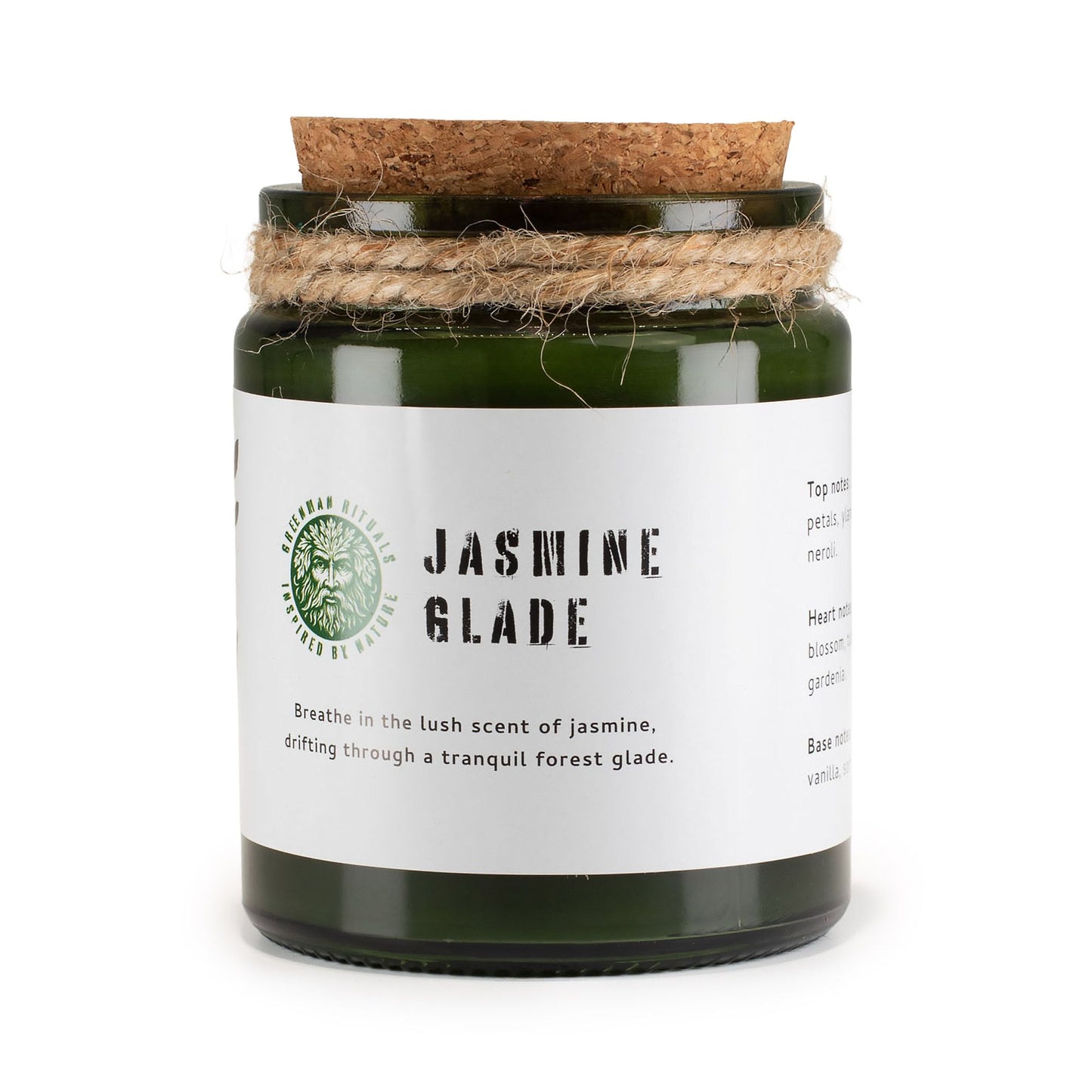 GREENMAN - Woodwick Soy Candle - Jasmine Glade