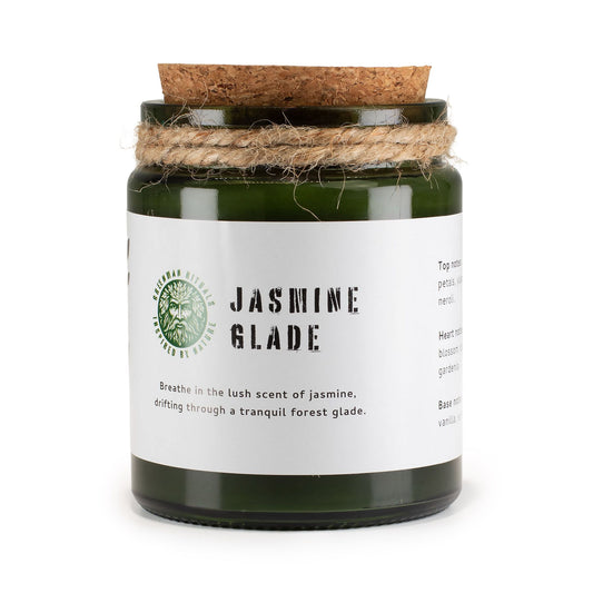 GREENMAN - Woodwick Soy Candle - Jasmine Glade