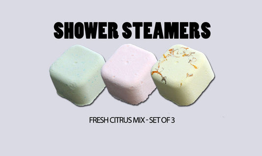3-pack Aromaterapi Duschångare 70 g - Fresh Citrus Mix