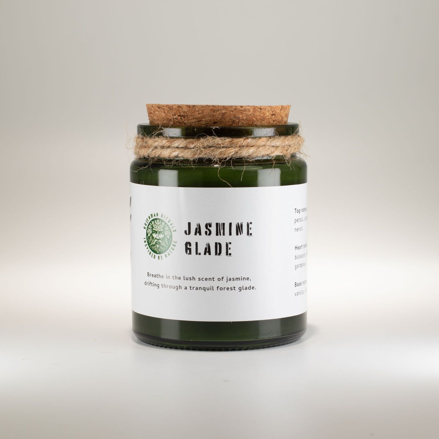 GREENMAN - Woodwick Soy Candle - Jasmine Glade