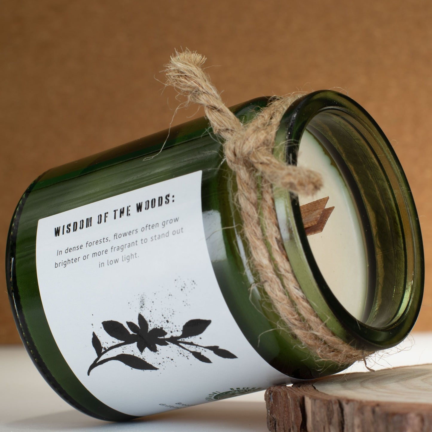 GREENMAN - Woodwick Soy Candle - Jasmine Glade
