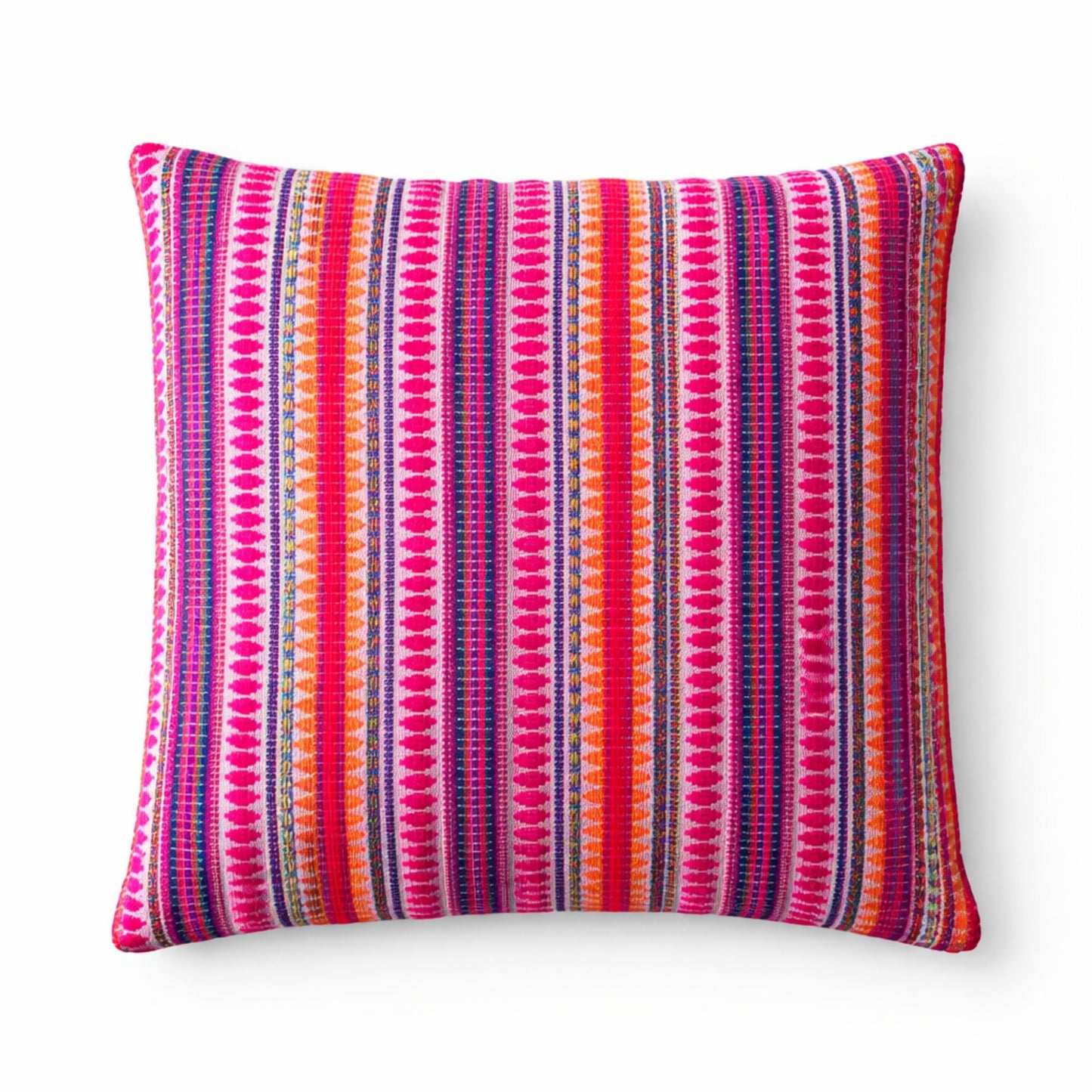 Klassiskt kuddfodral – Neon Stripes – 45x45cm