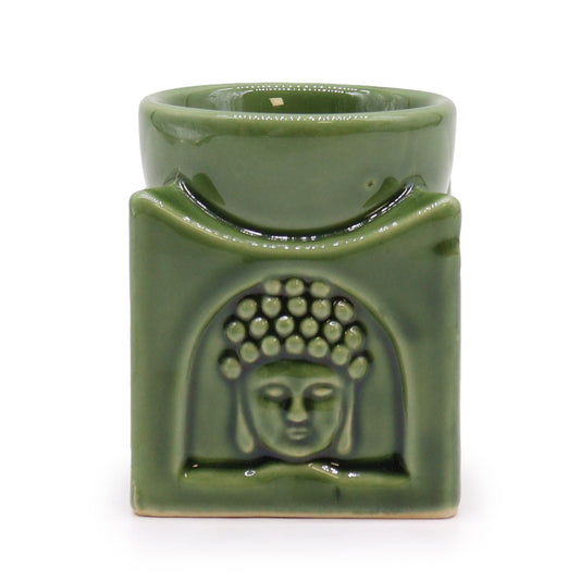 Anibe Lifestyle - Doftlampa - Fyrkantig Buddha Mörk Jade