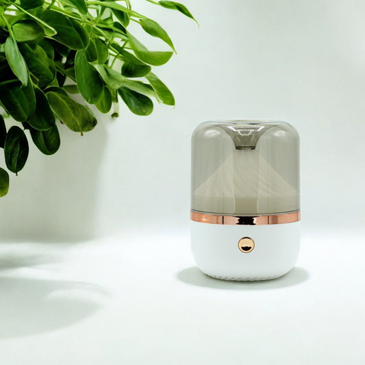 Anibe Lifestyle - Aromadiffusor - Urban Vit och Brons med USB och färgskiftande LED