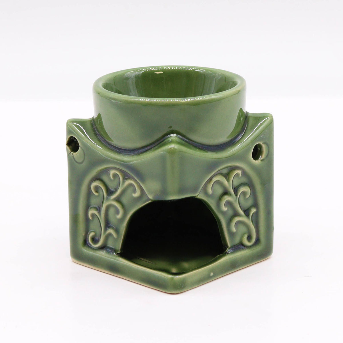 Anibe Lifestyle - Doftlampa - Fyrkantig Buddha Mörk Jade