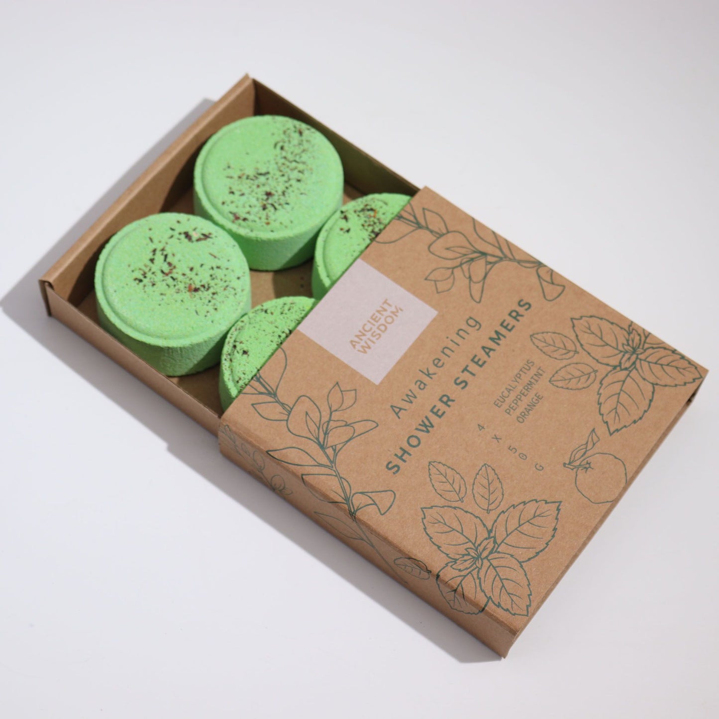 4-pack Zen Duschångare 50 g - Therapy Wellness Quartet - Awakening (Green)