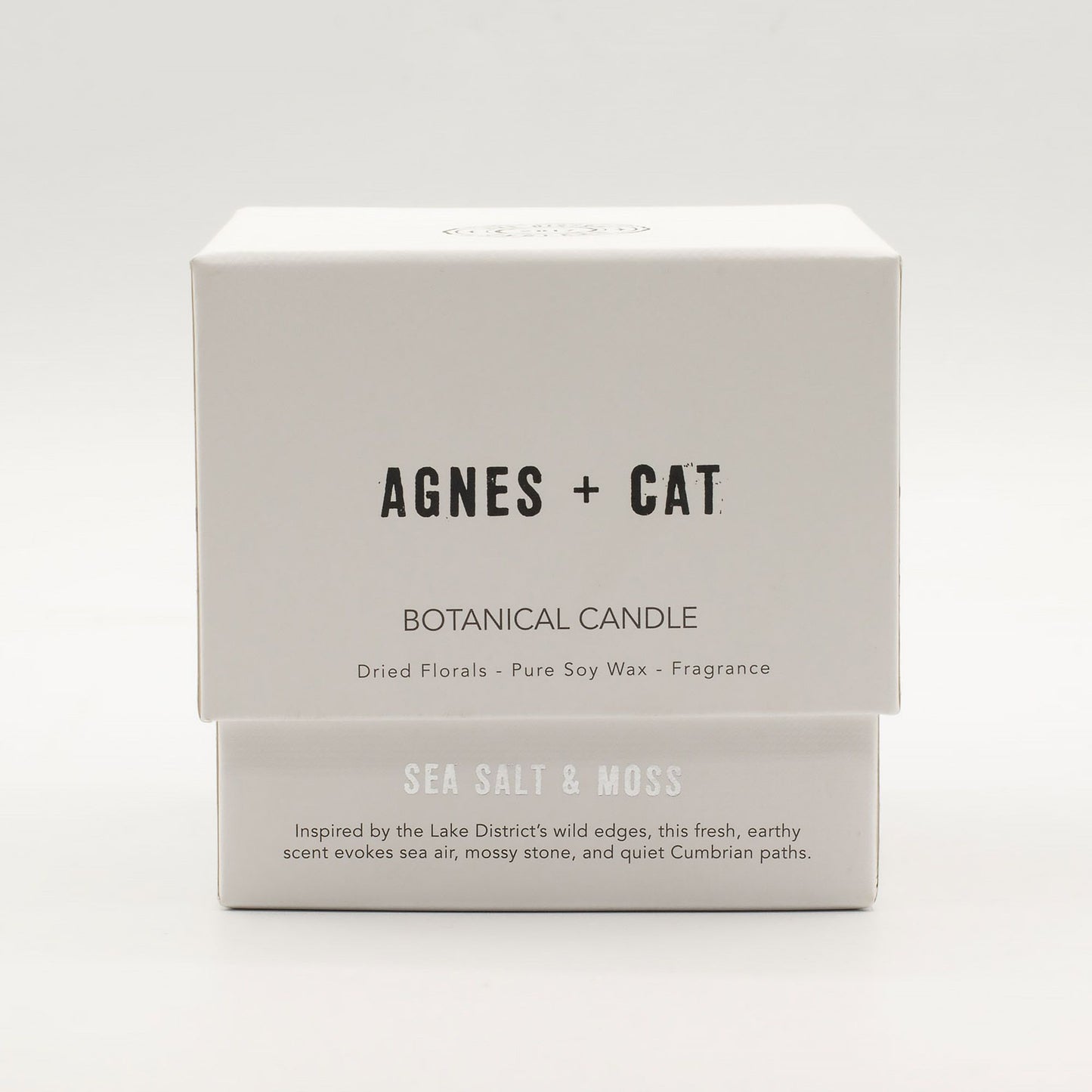 Agnes + Cat Botaniska Sojavaxljus - Seasalt & Moss