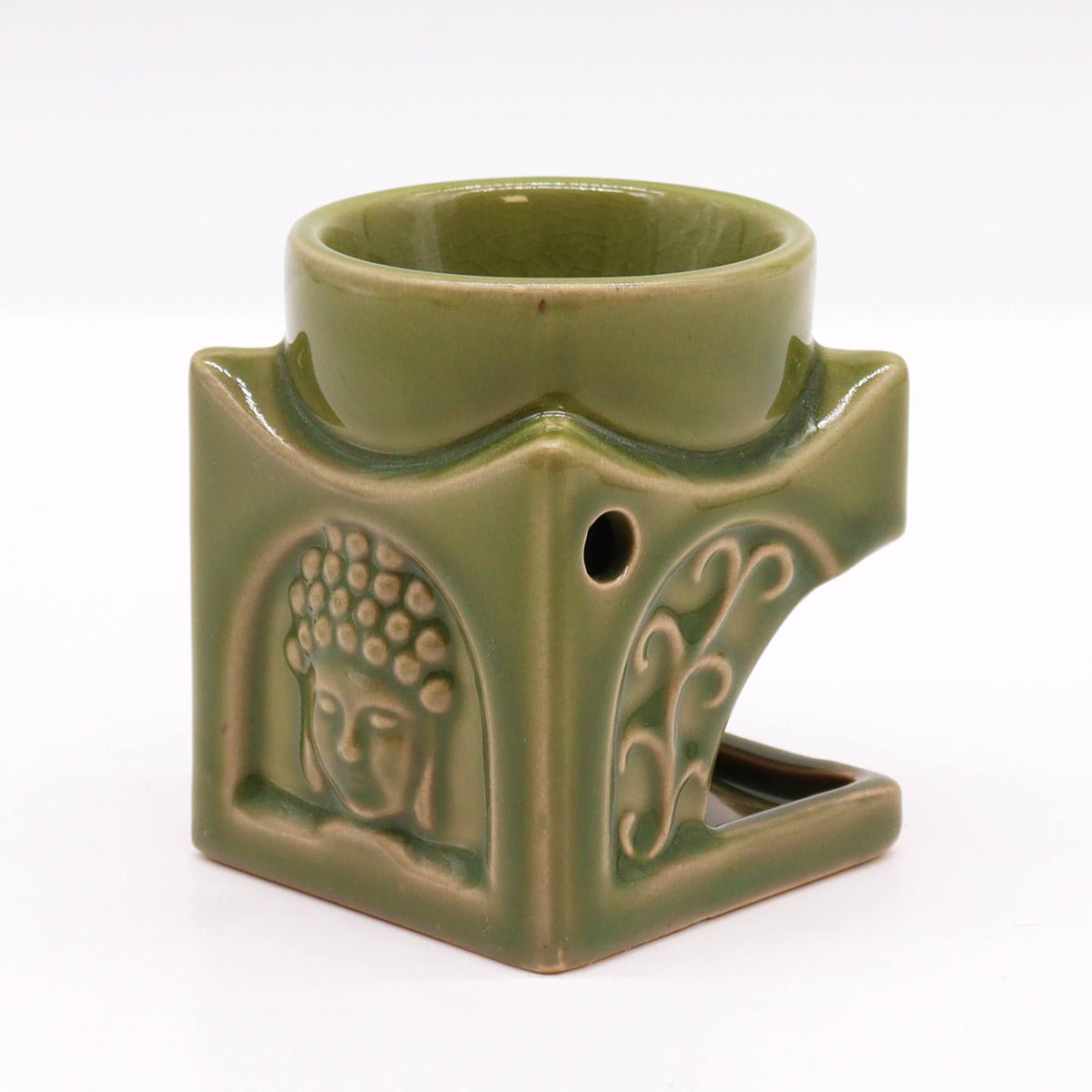 Anibe Lifestyle - Doftlampa - Fyrkantig Buddha Ljus Jade