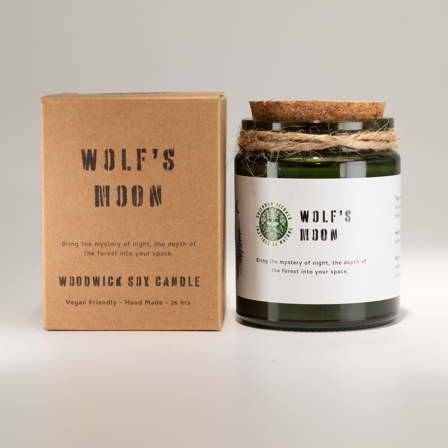 GREENMAN - Woodwick Soy Candle - Wolf's Moon