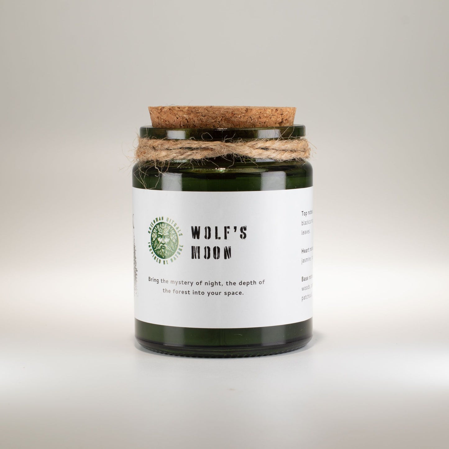 GREENMAN - Woodwick Soy Candle - Wolf's Moon