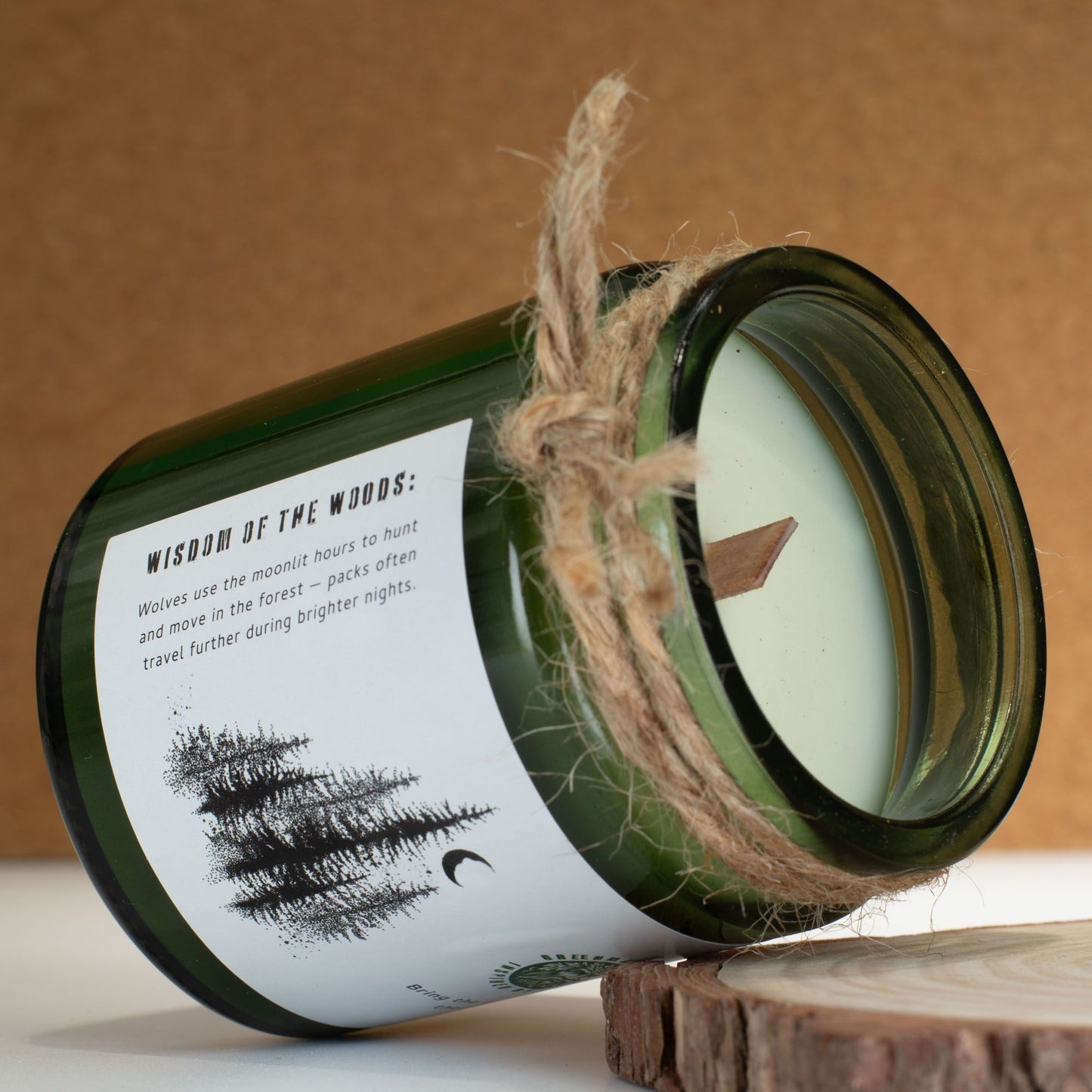 GREENMAN - Woodwick Soy Candle - Wolf's Moon