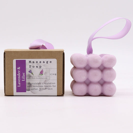 Anibe Lifestyle - Massagetvål i presentförpackning - Lavendel & Syren