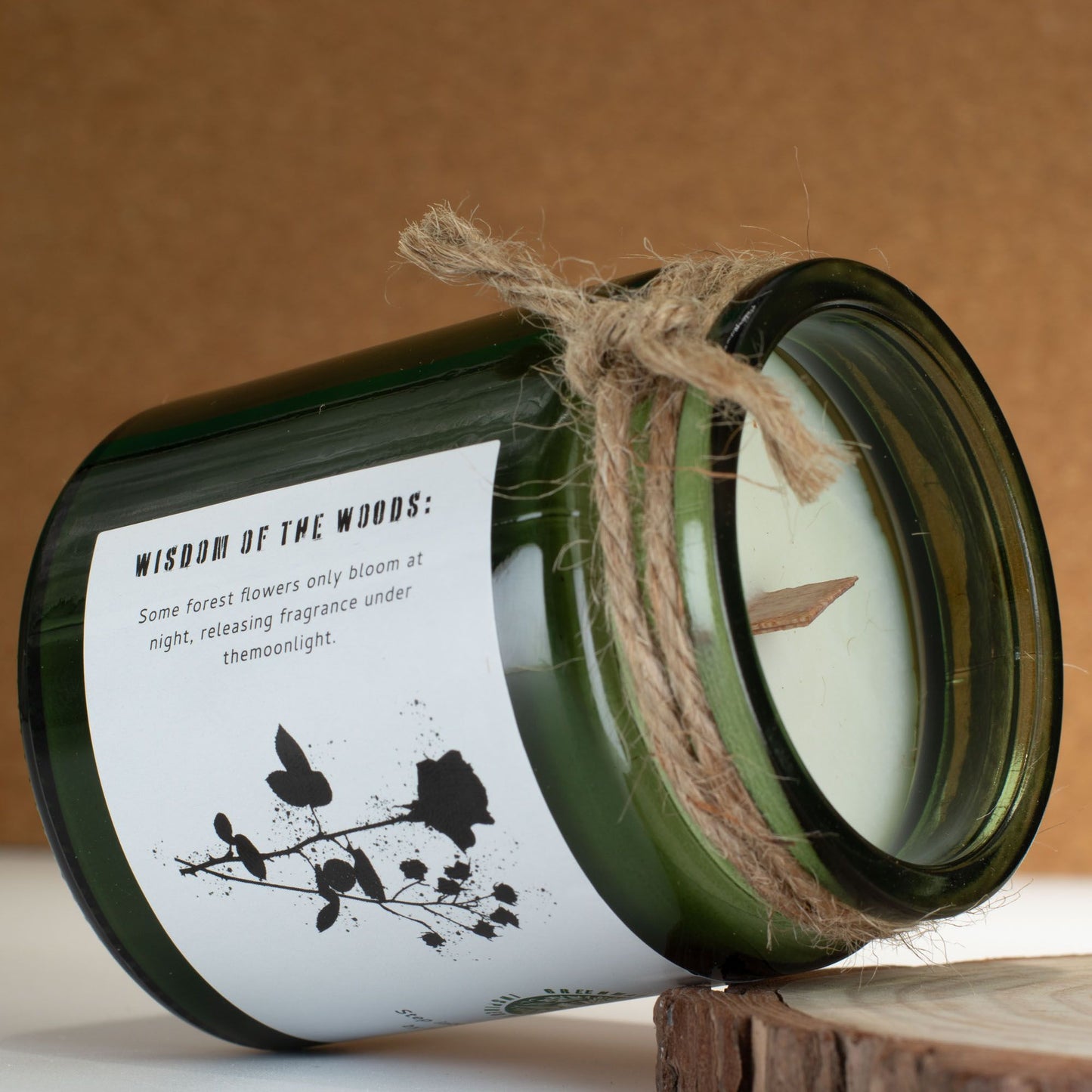 GREENMAN - Woodwick Soy Candle - Midnight Rose