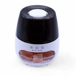 Anibe Lifestyle - Aromadiffusor - Salt Stone med flameffekt - vit - USB och timer