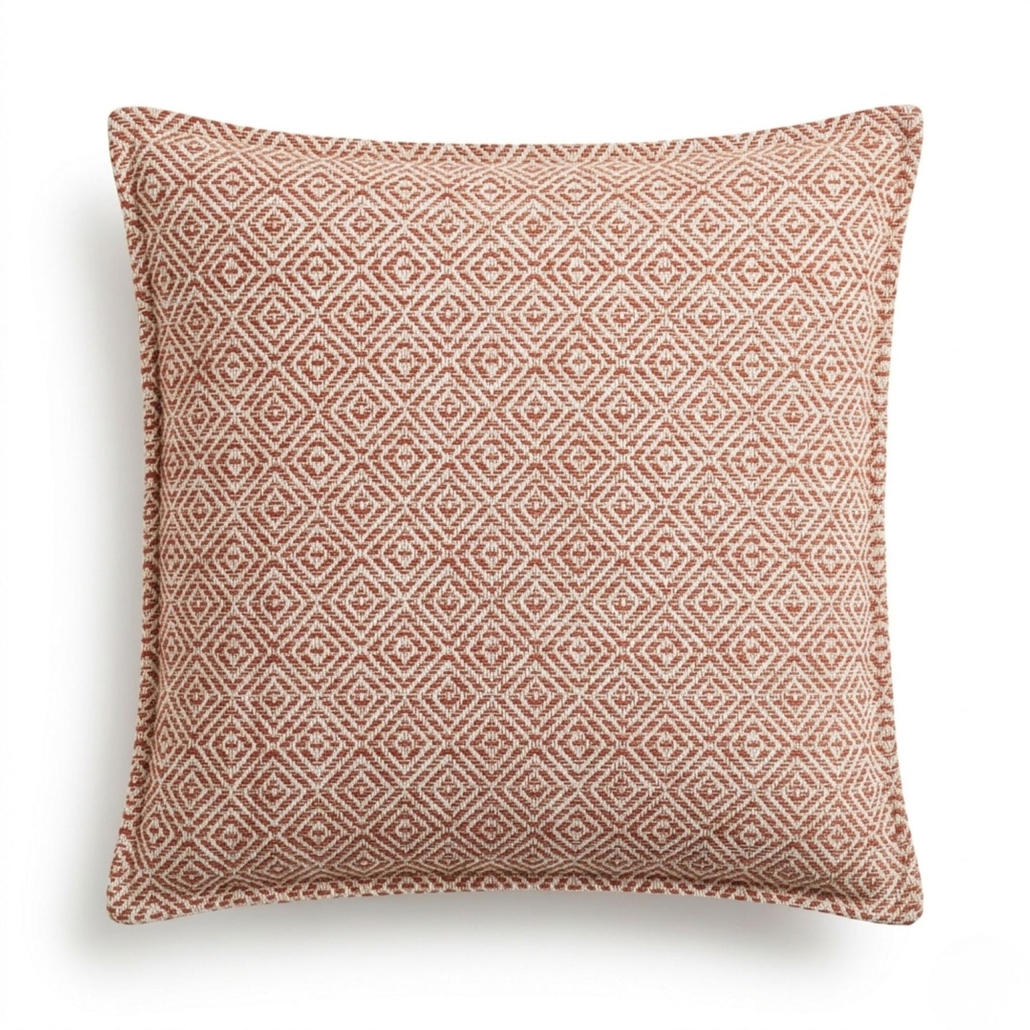 Klassiskt kuddfodral – Burgundy Squares – 45x45cm