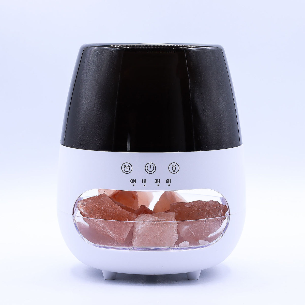 Anibe Lifestyle - Aromadiffusor - Salt Stone med flameffekt - vit - USB och timer