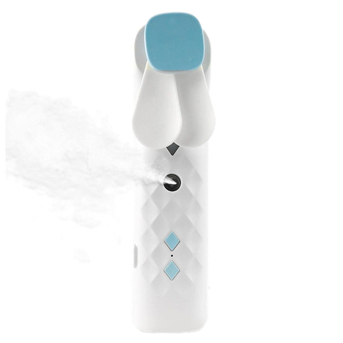 Anibe Lifestyle - Ansiktsfläkt - White Nano Mist med dimspray och USB-laddning