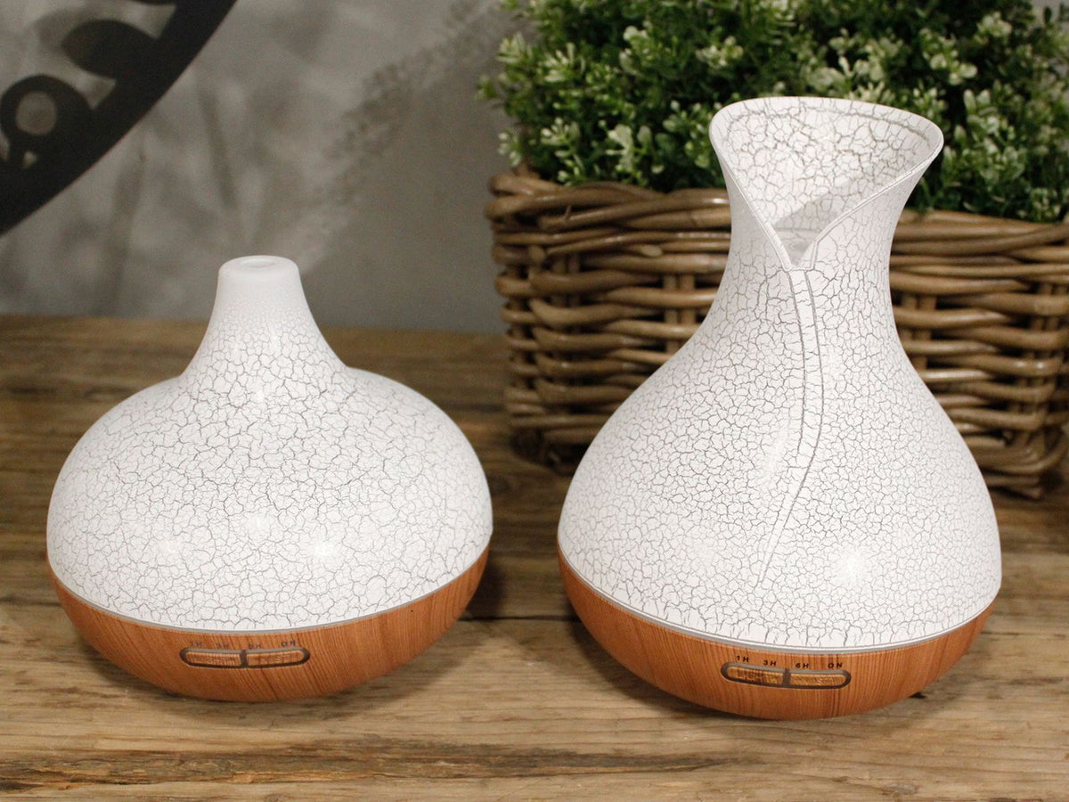 Anibe Lifestyle - Aromadiffusor - Palma med skaldesign, USB, färgskiftande ljus och timer
