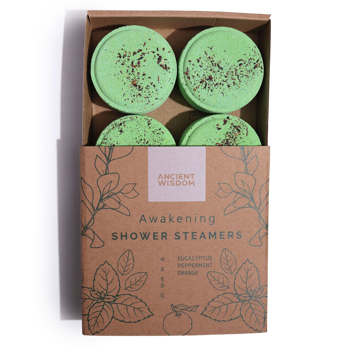 4-pack Zen Duschångare 50 g - Therapy Wellness Quartet - Awakening (Green)