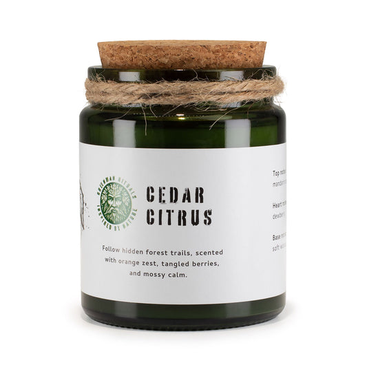GREENMAN - Woodwick Soy Candle - Forest Resin