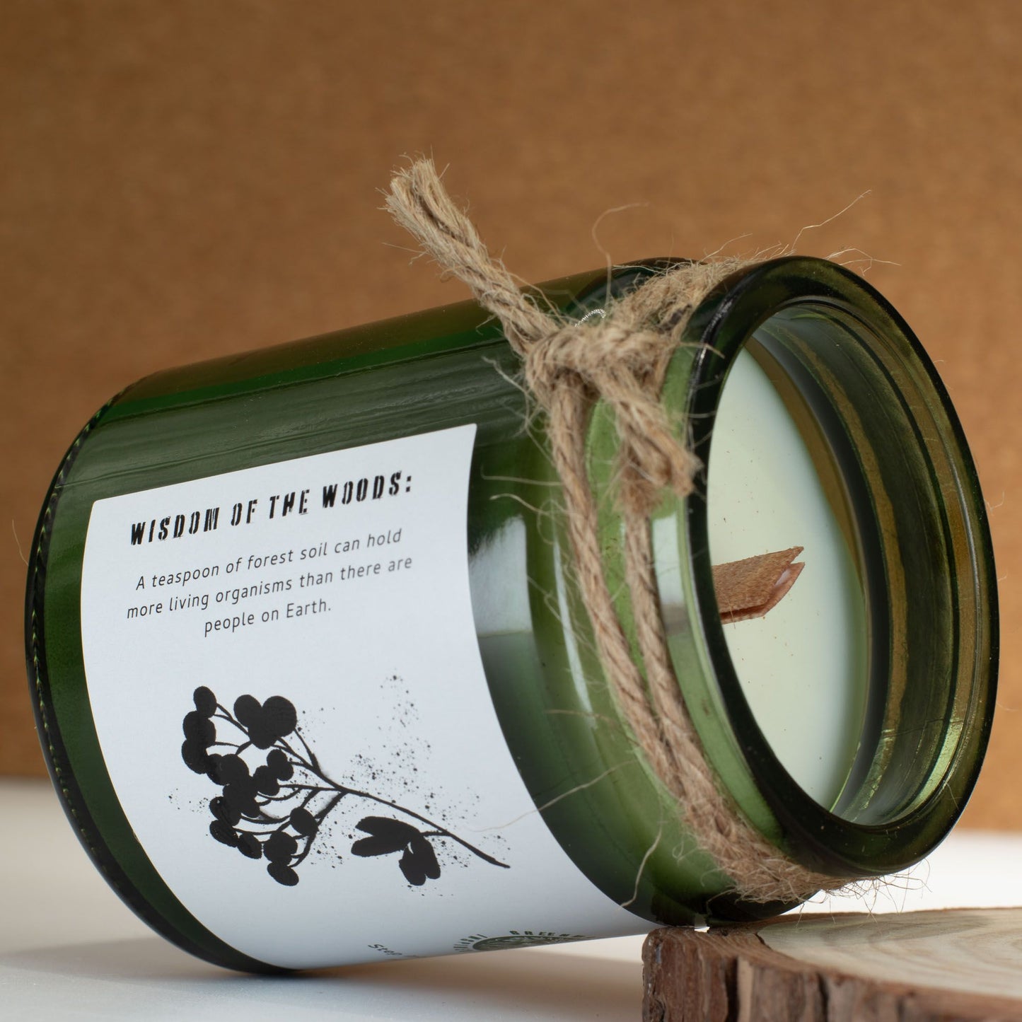 GREENMAN - Woodwick Soy Candle - Woodland Zest