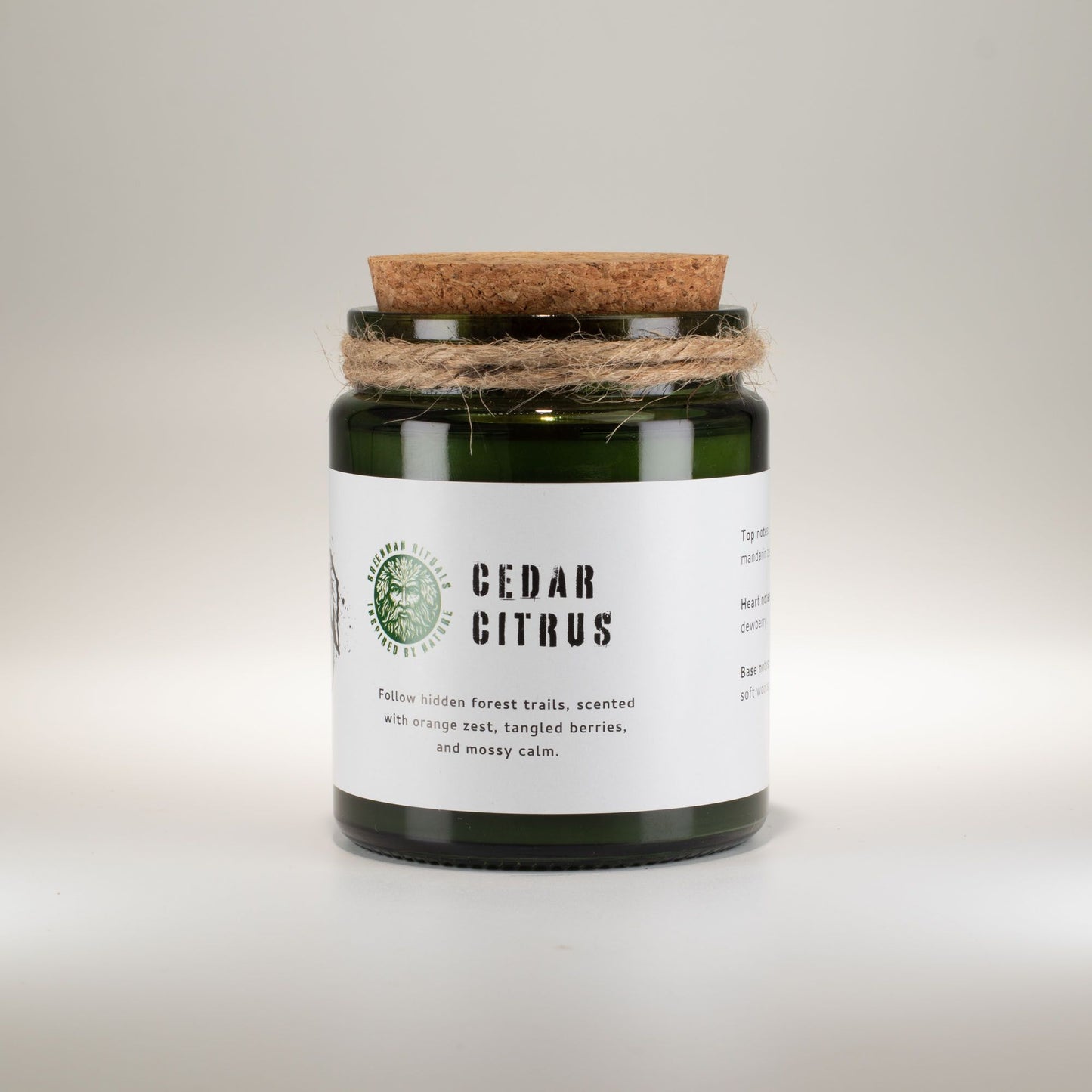 GREENMAN - Woodwick Soy Candle - Forest Resin