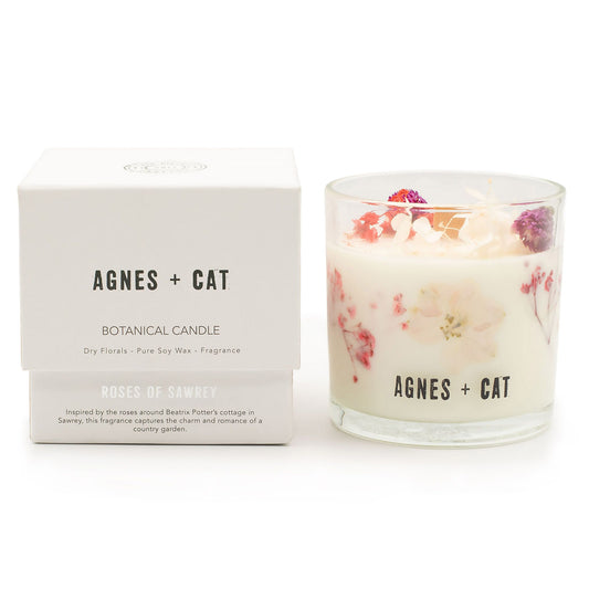 Agnes + Cat Botaniska Sojavaxljus - Roses of Sawrey