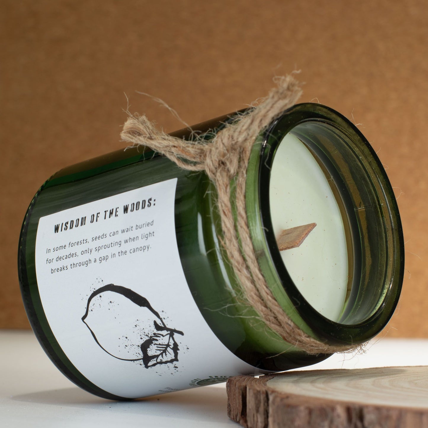GREENMAN - Woodwick Soy Candle - Forest Resin