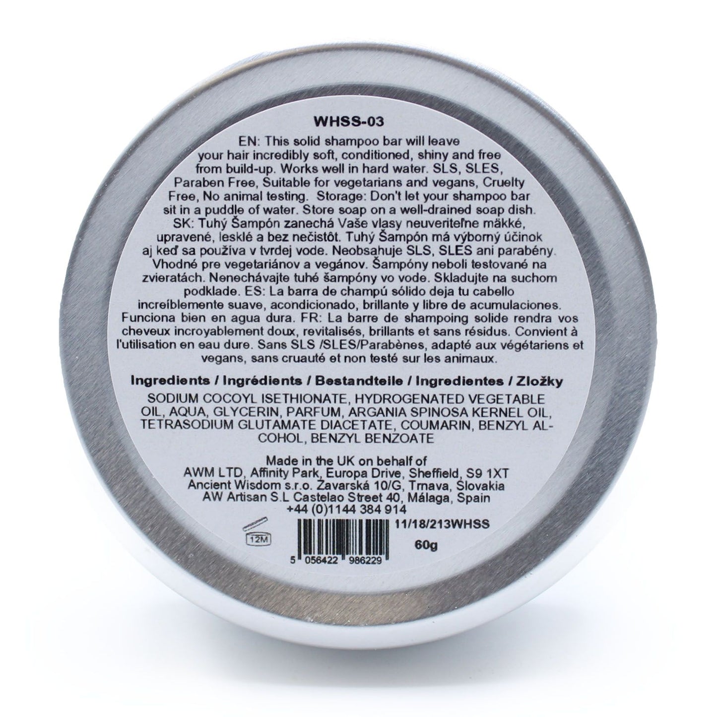 Wild Hare Solid Shampoo - Hairy Coconut