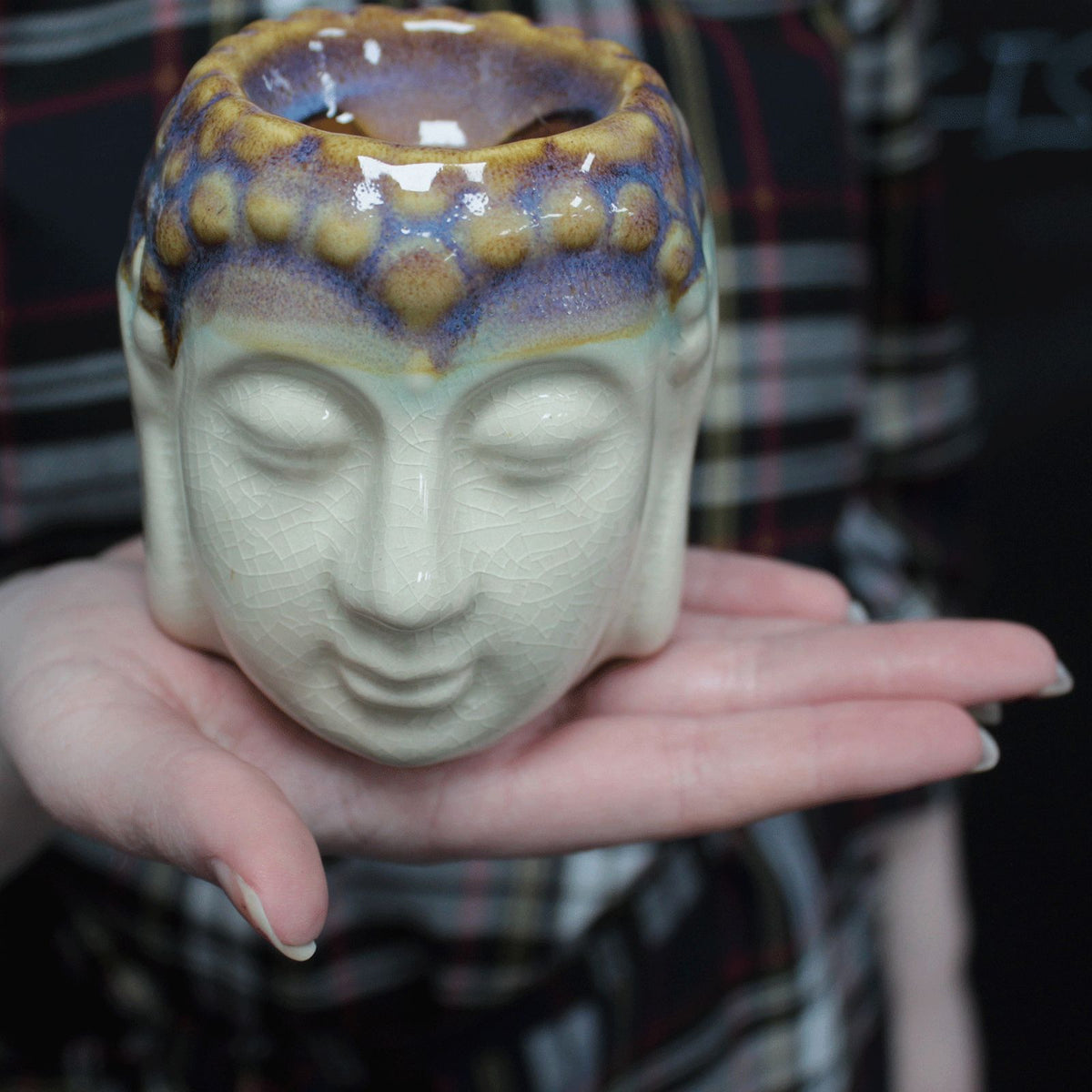 Anibe Lifestyle - Doftlampa - Buddha Elfenben och Mynta
