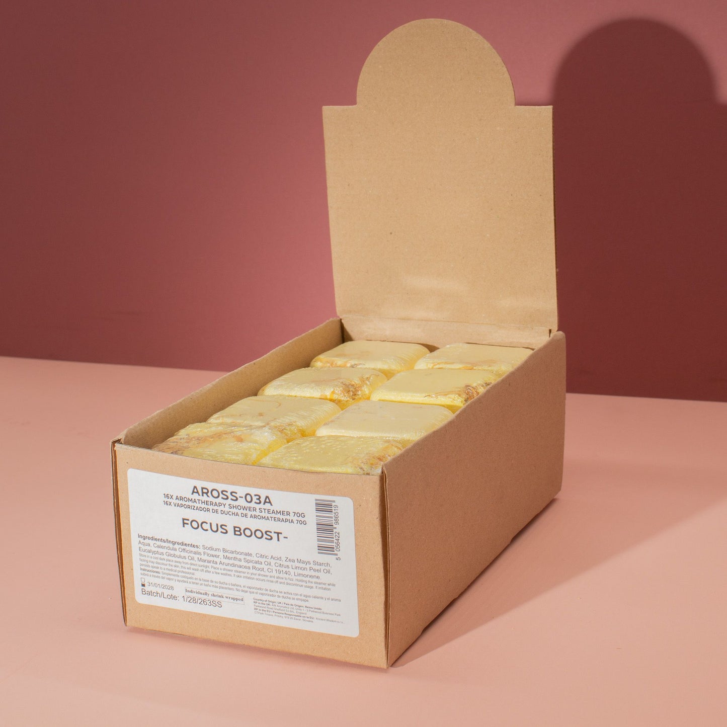 Aromaterapi Duschångare 70 g - Focus Booster