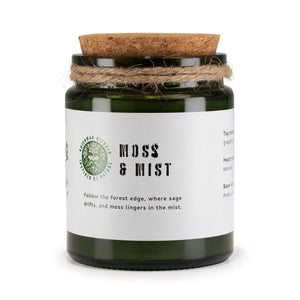 Anibe Lifestyle - Greenman Woodwick Sojavaxljus - Moss & Mist