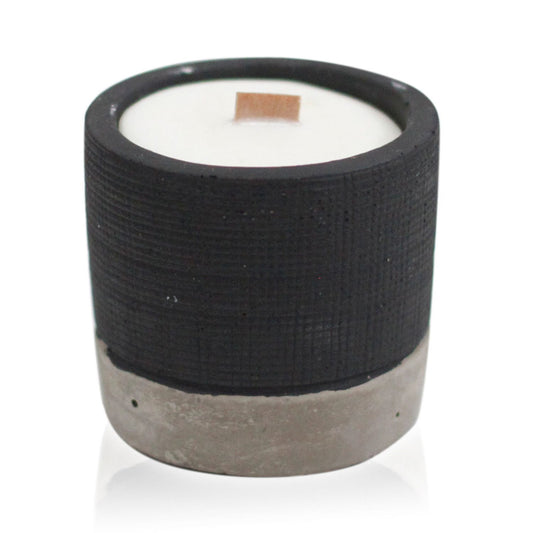Doftljus i betongkruka – Black – Brandy Butter