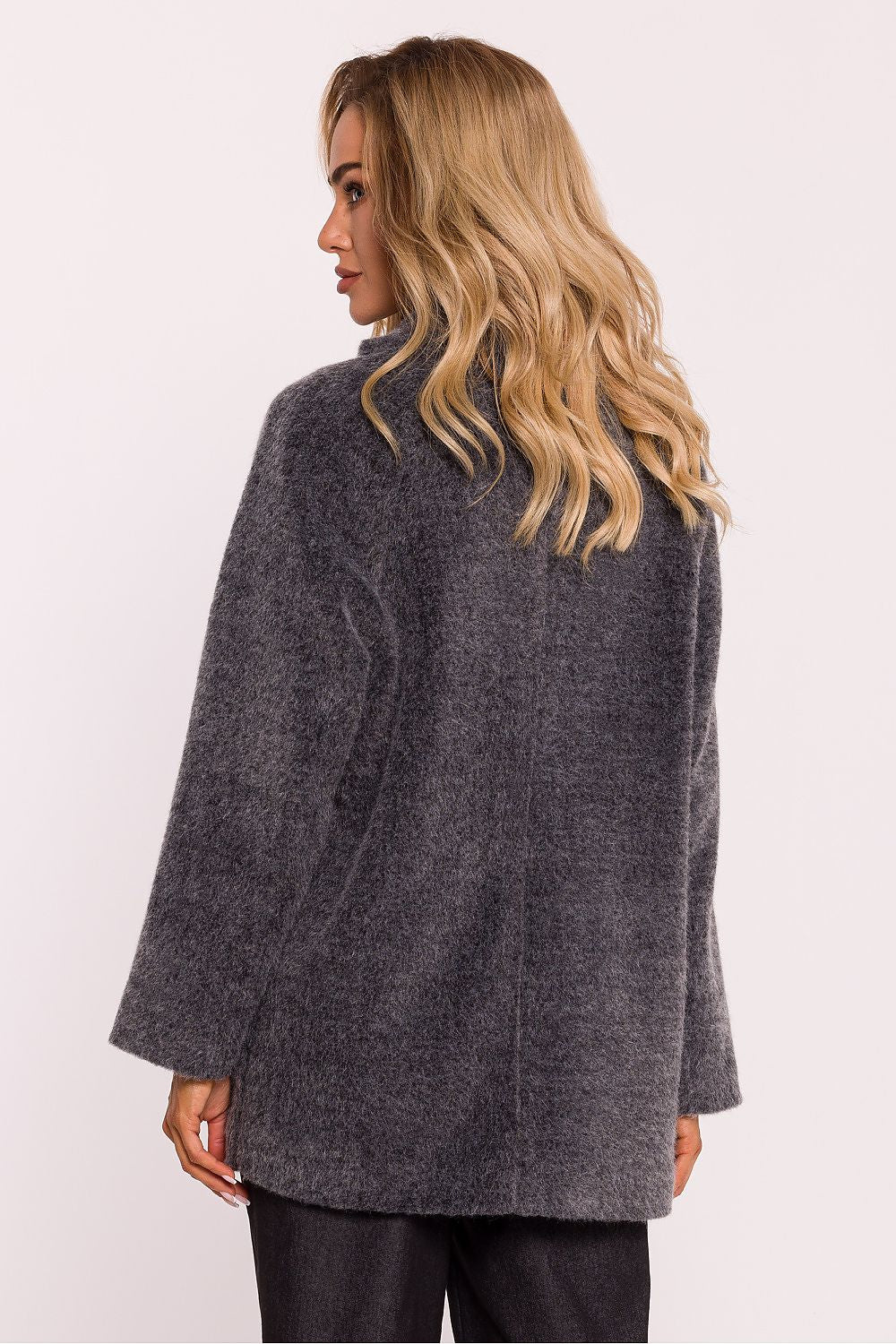 Anibe Lifestyle - Kappa i teddytyg med oversized snitt