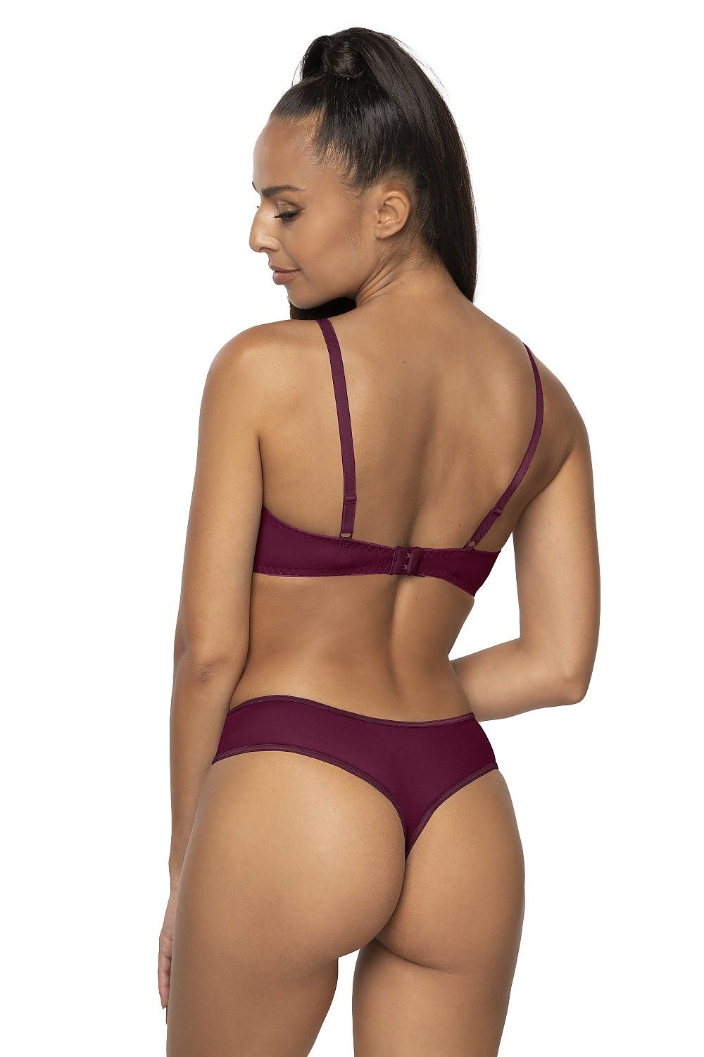Anibe Lifestyle - Maureen - T-backs i mesh med kontrastbroderi
