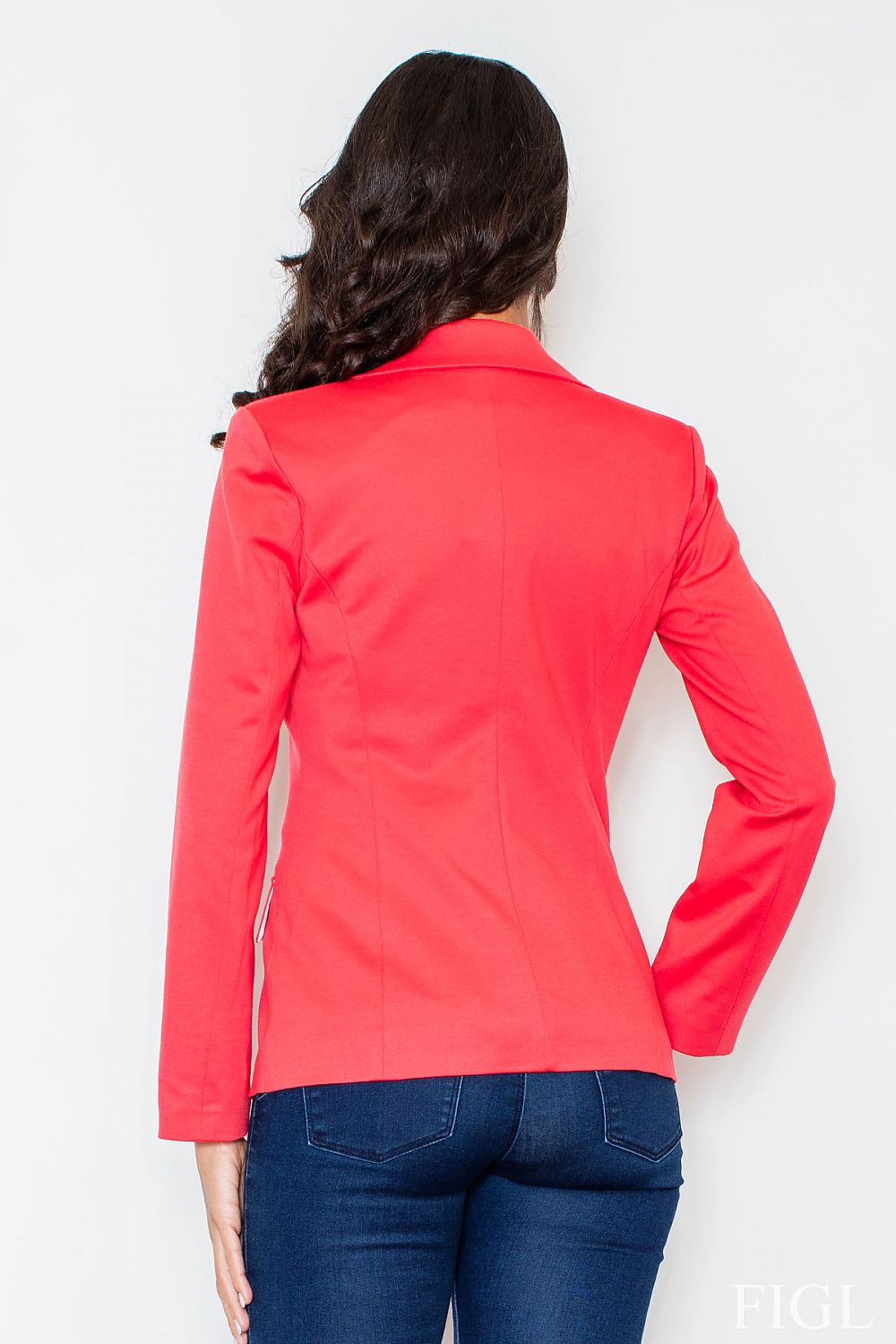 Anibe Lifestyle - Figurbetonande blazer med slag och knappar