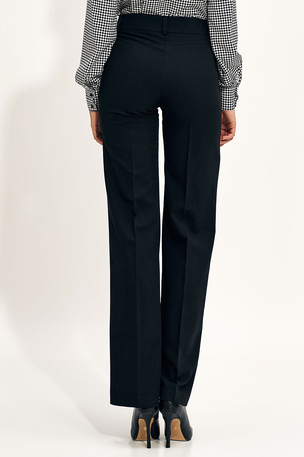 Anibe Lifestyle - Wide leg-byxor med hög midja