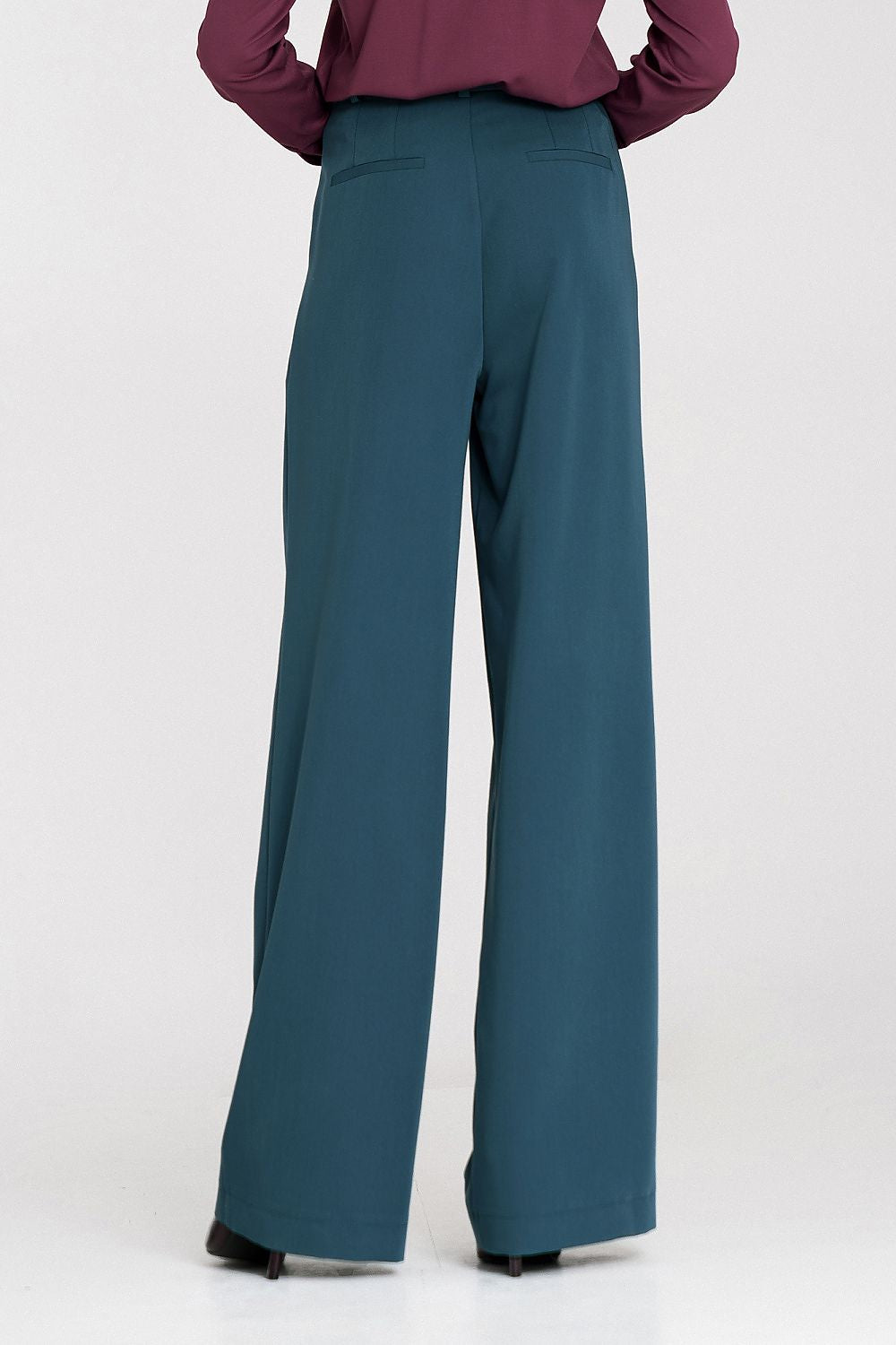 Anibe Lifestyle - Wide leg-byxor med hög midja