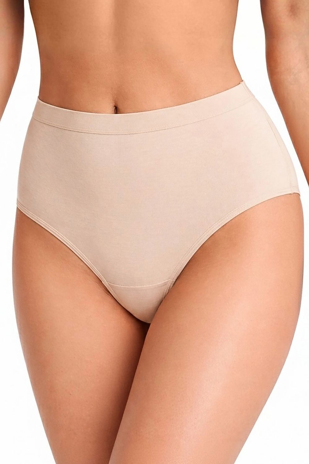 Anibe Lifestyle - Trepack high-waist trosor med OEKO-TEX-bomull
