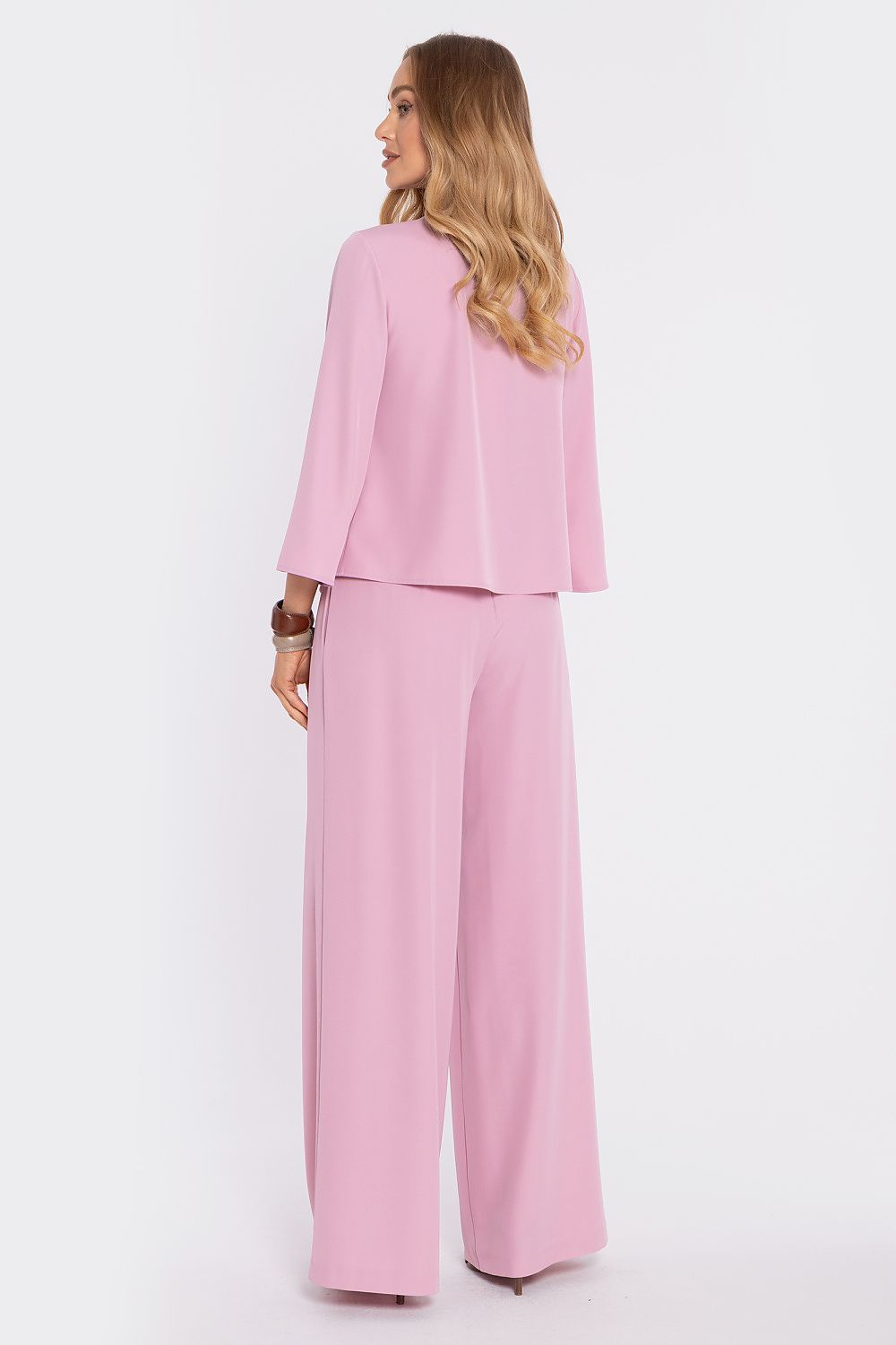 Anibe Lifestyle - Palazzobyxor med elastisk midja och sidofickor