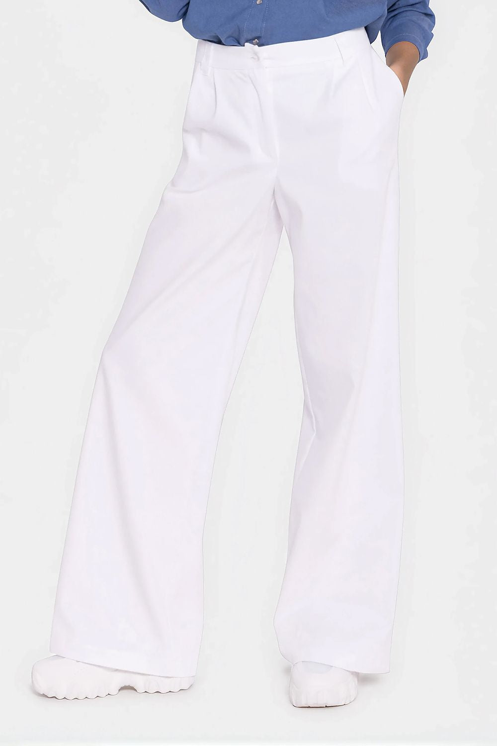 Anibe Lifestyle - Jeans med ledig passform och vida ben