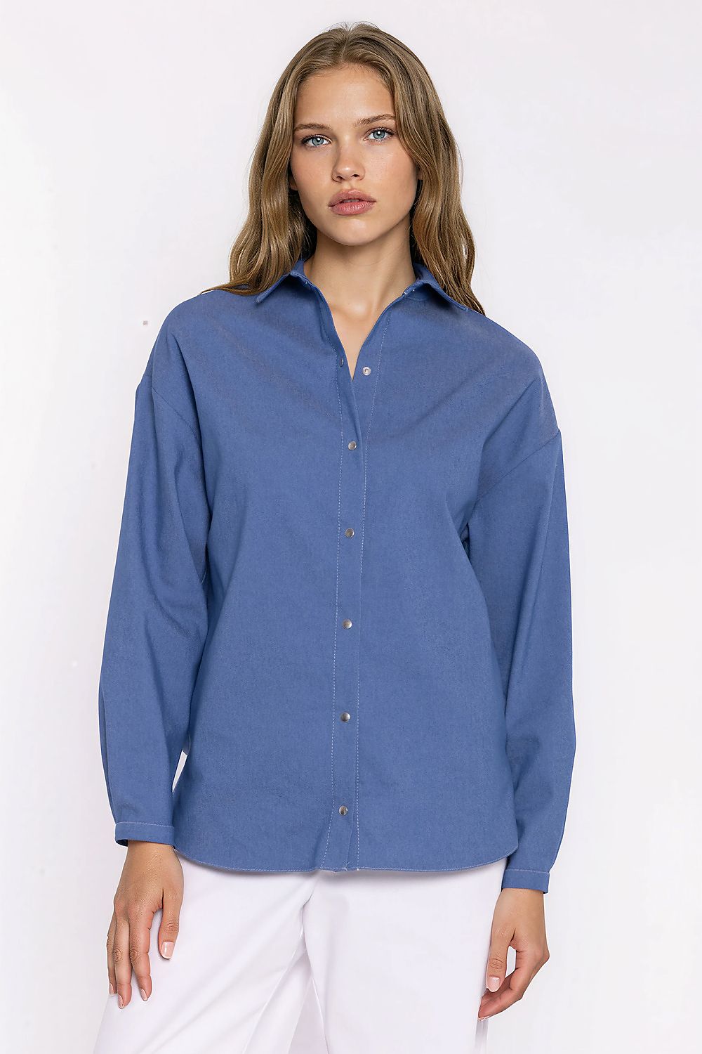 Anibe Lifestyle - Oversized skjorta i denim