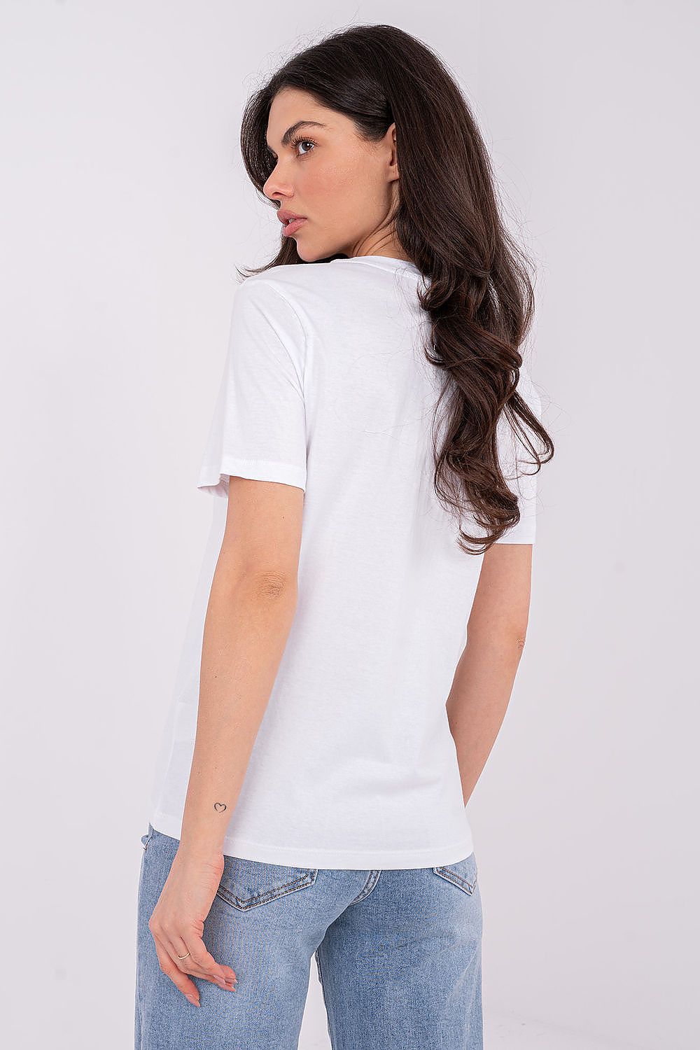 Anibe Lifestyle - T-shirt i bomull med broderi