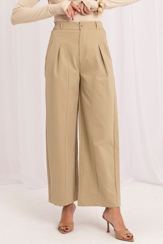 Anibe Lifestyle - Culottebyxor med high-waist