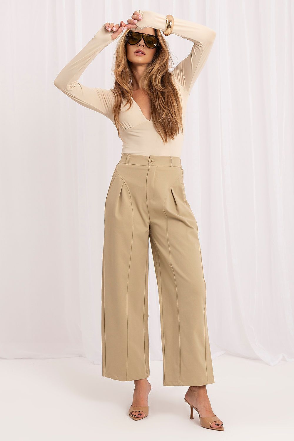 Anibe Lifestyle - Culottebyxor med high-waist