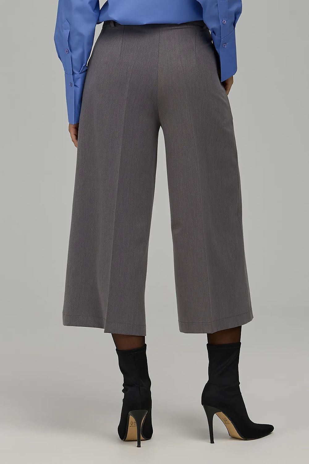 Anibe Lifestyle - Byxor med high-waist och wide leg i cropped modell