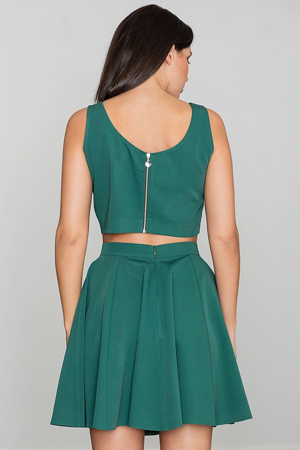 Anibe Lifestyle - Set med croptop och utsvängd kjol